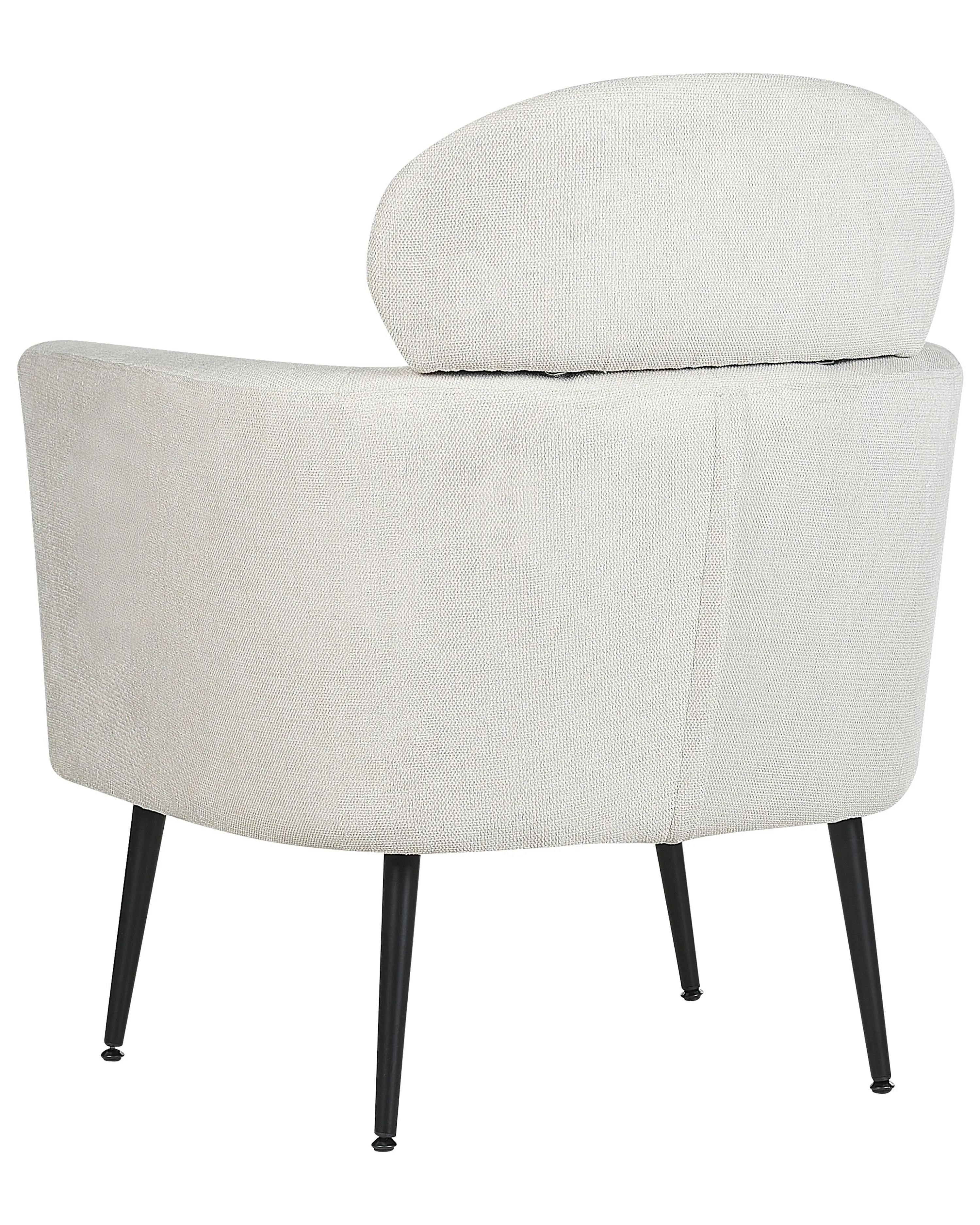 Fauteuil SOBY Stof Gebroken wit