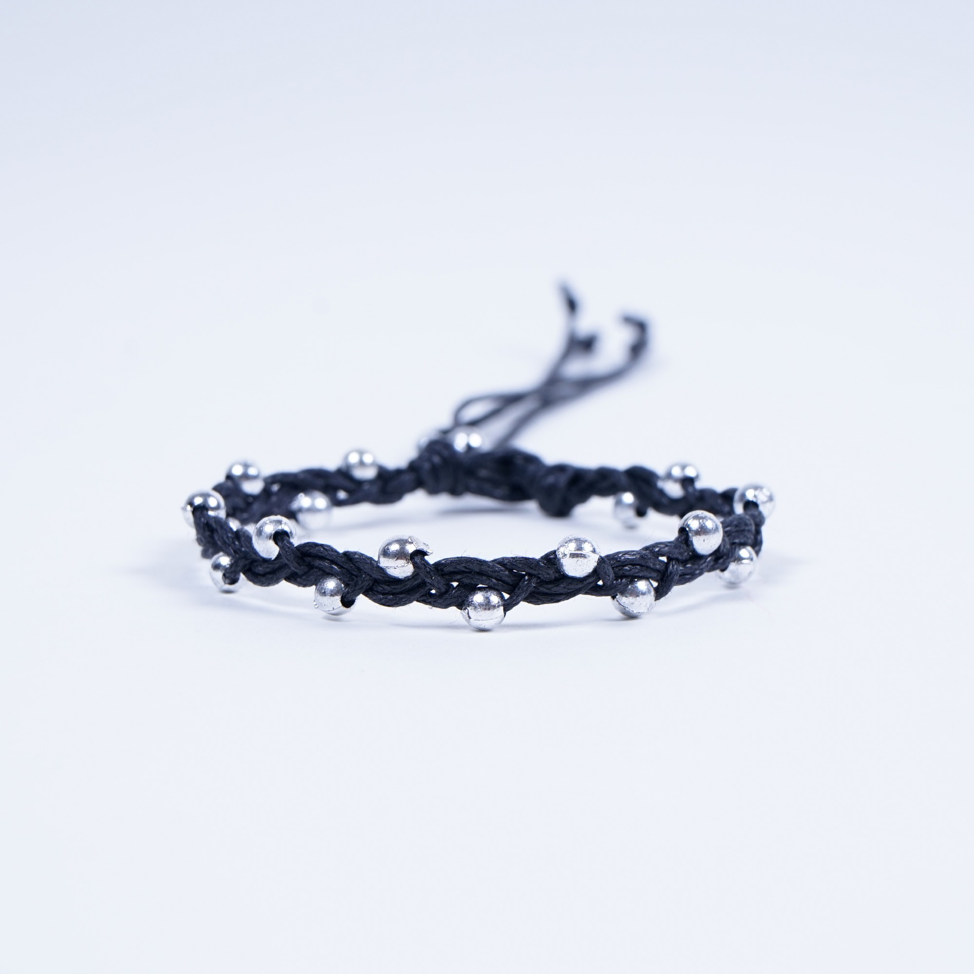 Armband 'Piet', handgefertigt, schwarz günstig bestellen