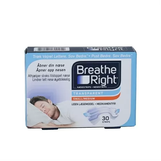 Breathe Right Næsestrips - 30 stk.