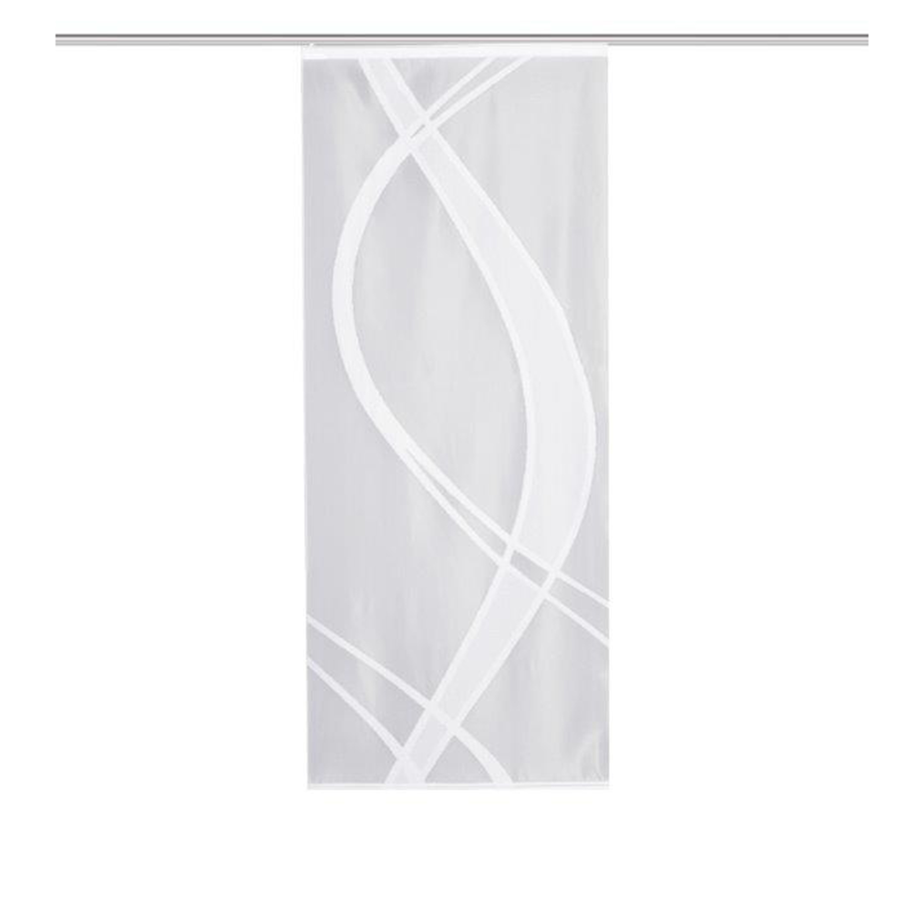 Schiebevorhang TIBASO - transparent-weiß - 57x145 cm