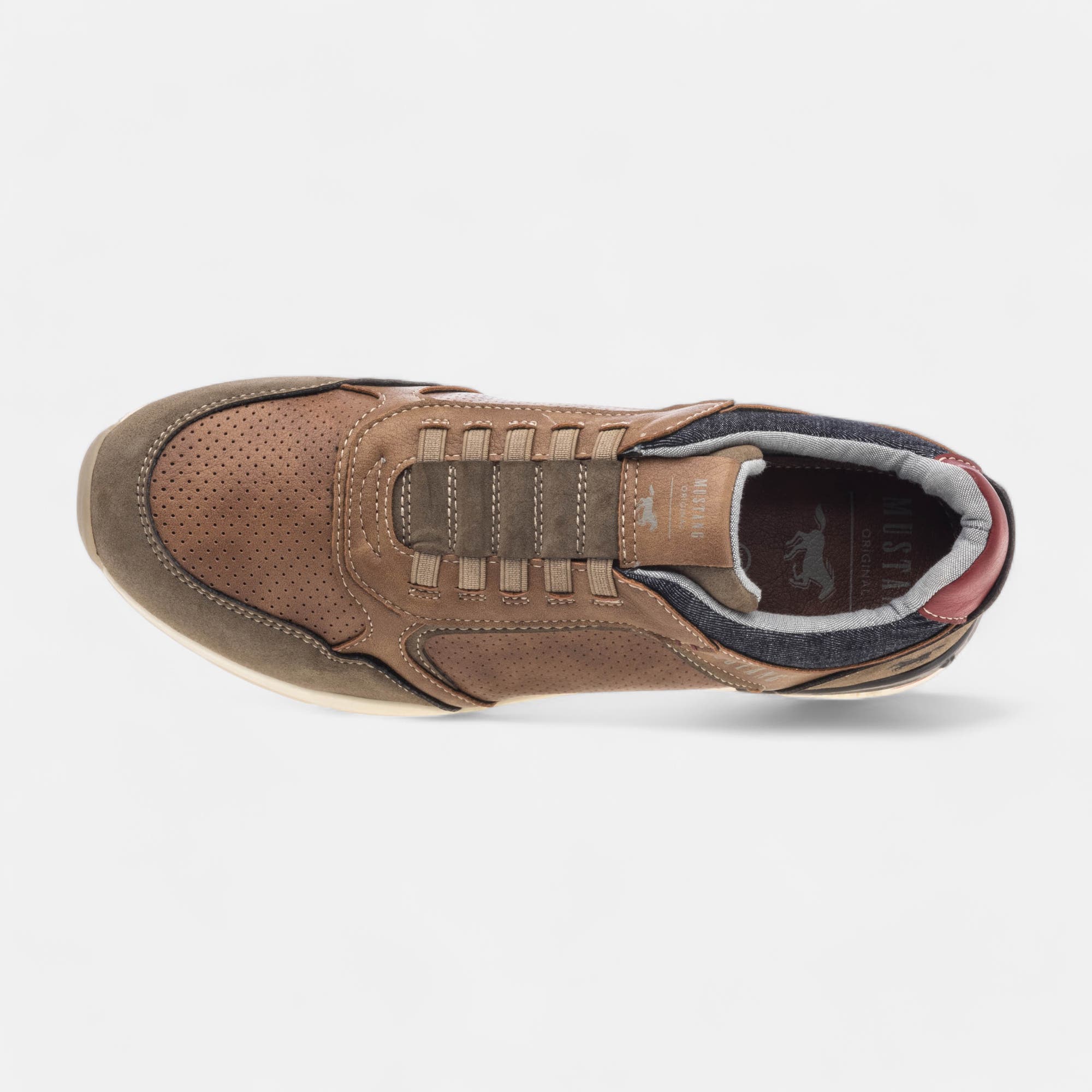 Baskets basses Homme cognac