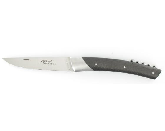 Grand Cru FIBRE DE CARBONE Couteau de Poche Le Thiers par Chambriard