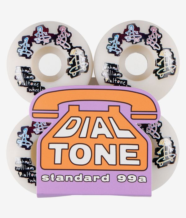 Dial Tone Williams Doodles Standard Rollen (white) 52mm 99A 4er Pack