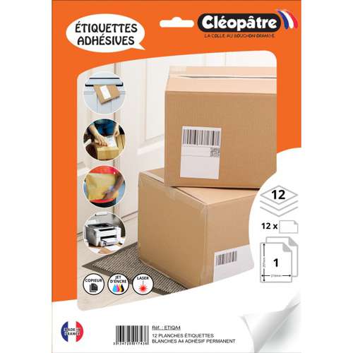 Cléopâtre Selbstklebende Etiketten