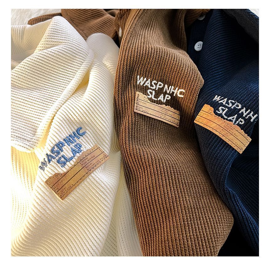 Zentrus - Poloshirt met korte mouwen en geborduurde letters