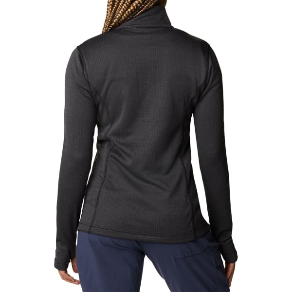 Veste polaire randonnée COLUMBIA W PARK VIEW™ GRID FLEECE FULL ZIP BLACK HEATHER