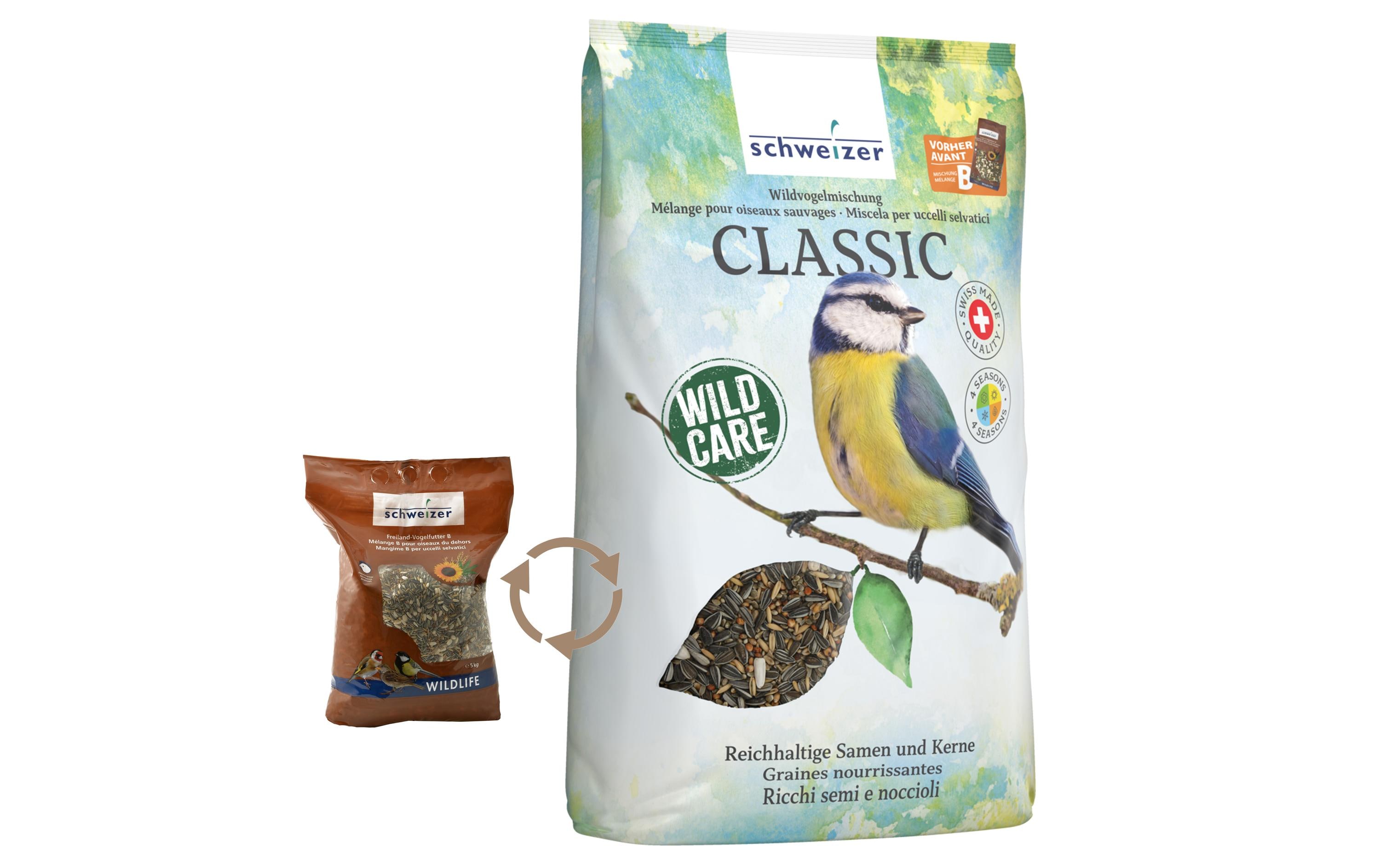 Vogelfutter Wildvogelmischung Classic 5 kgReichhaltige Mischung mit Samen und Kernen