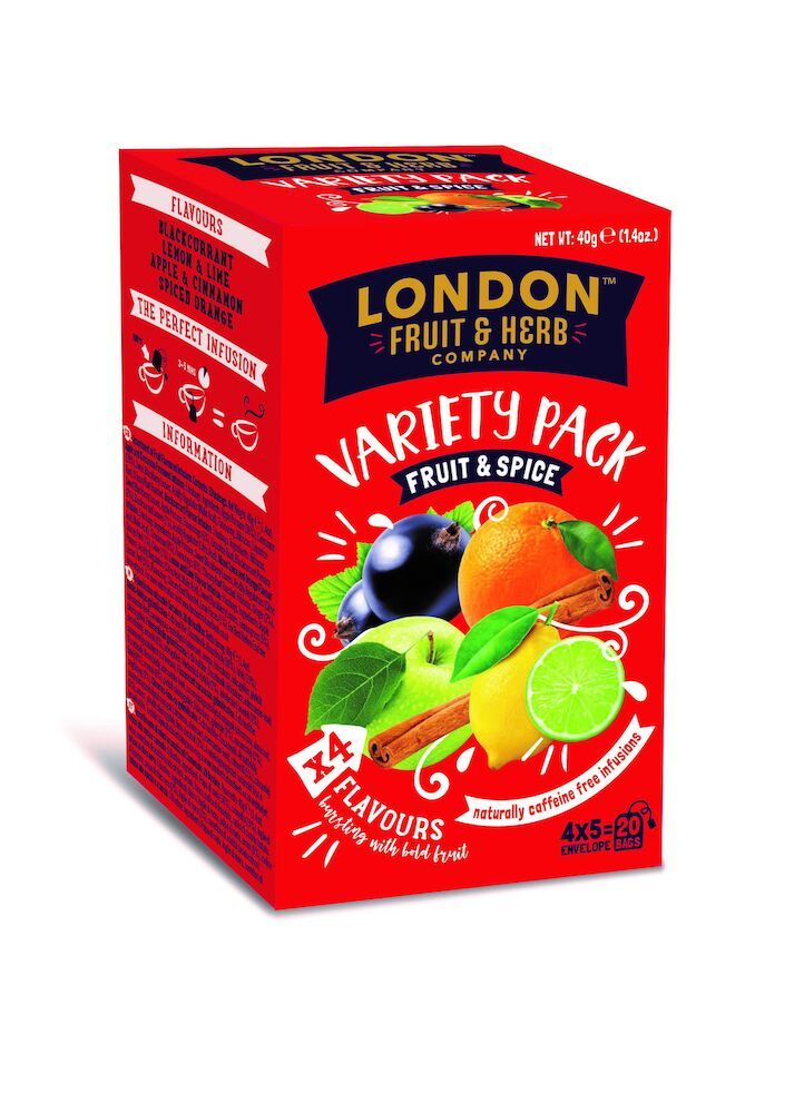 London Fruit & Herb Tea Fruit & Spice assortert