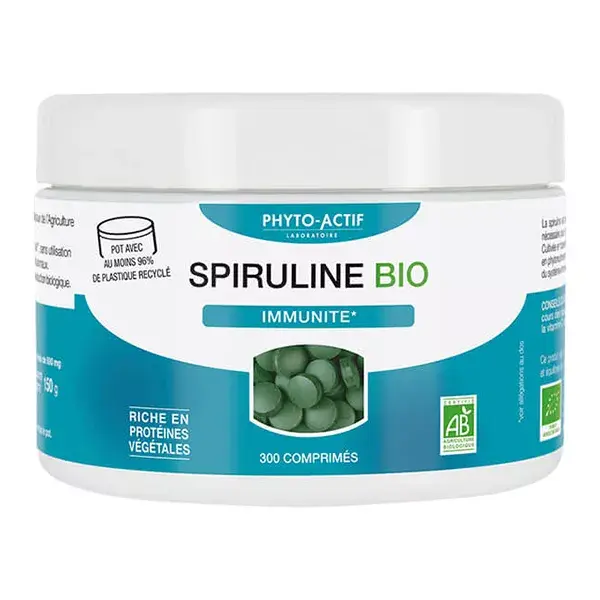 Phytoactif Spirulina Orgânica 300 comprimidos