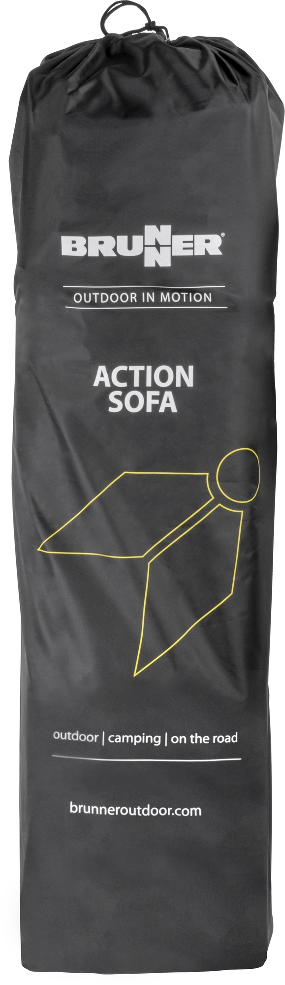 Brunner Action Sofa Faltsofa / Campingsofa schwarz