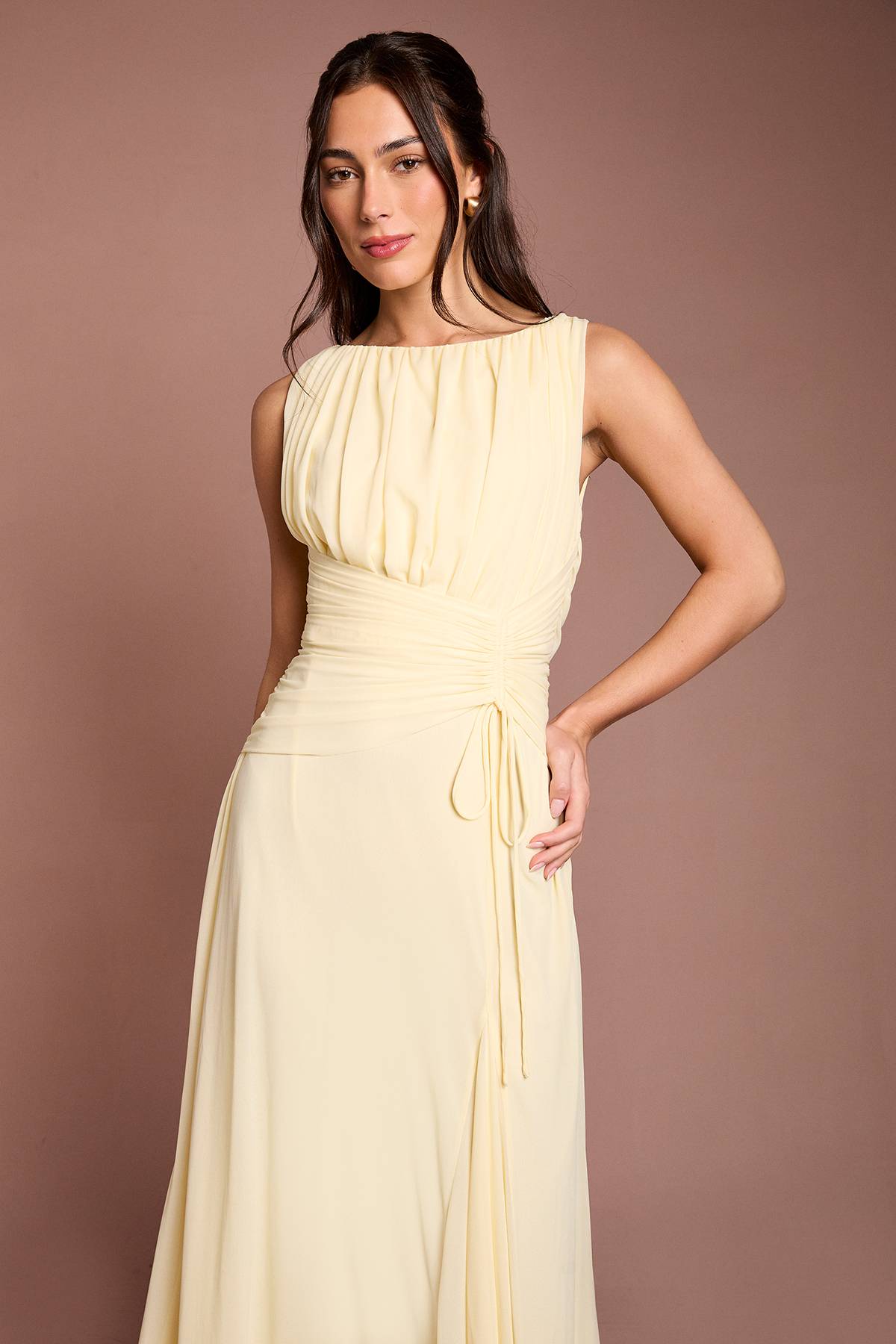 Coast Robe De Demoiselle D'honneur En Tulle Doux Avec Taille Cintrée