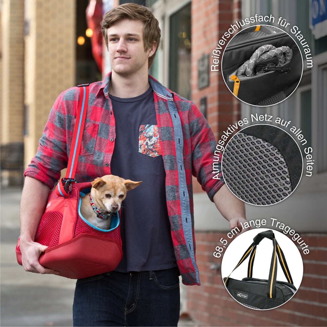 Kurgo Transporttasche für Hunde Explorer