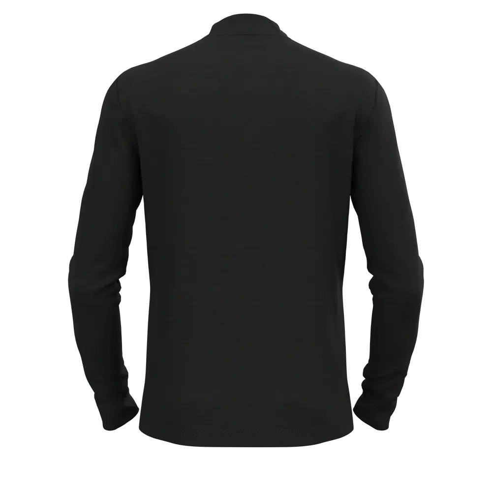 Odlo Merino 200 BL Turtle Half Zip Thermoshirt Lange Mouwen Zwart Heren