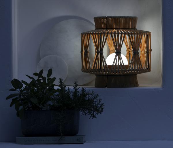 Dehner Akkuleuchte Adila, ca. Ø29/H29 cm
