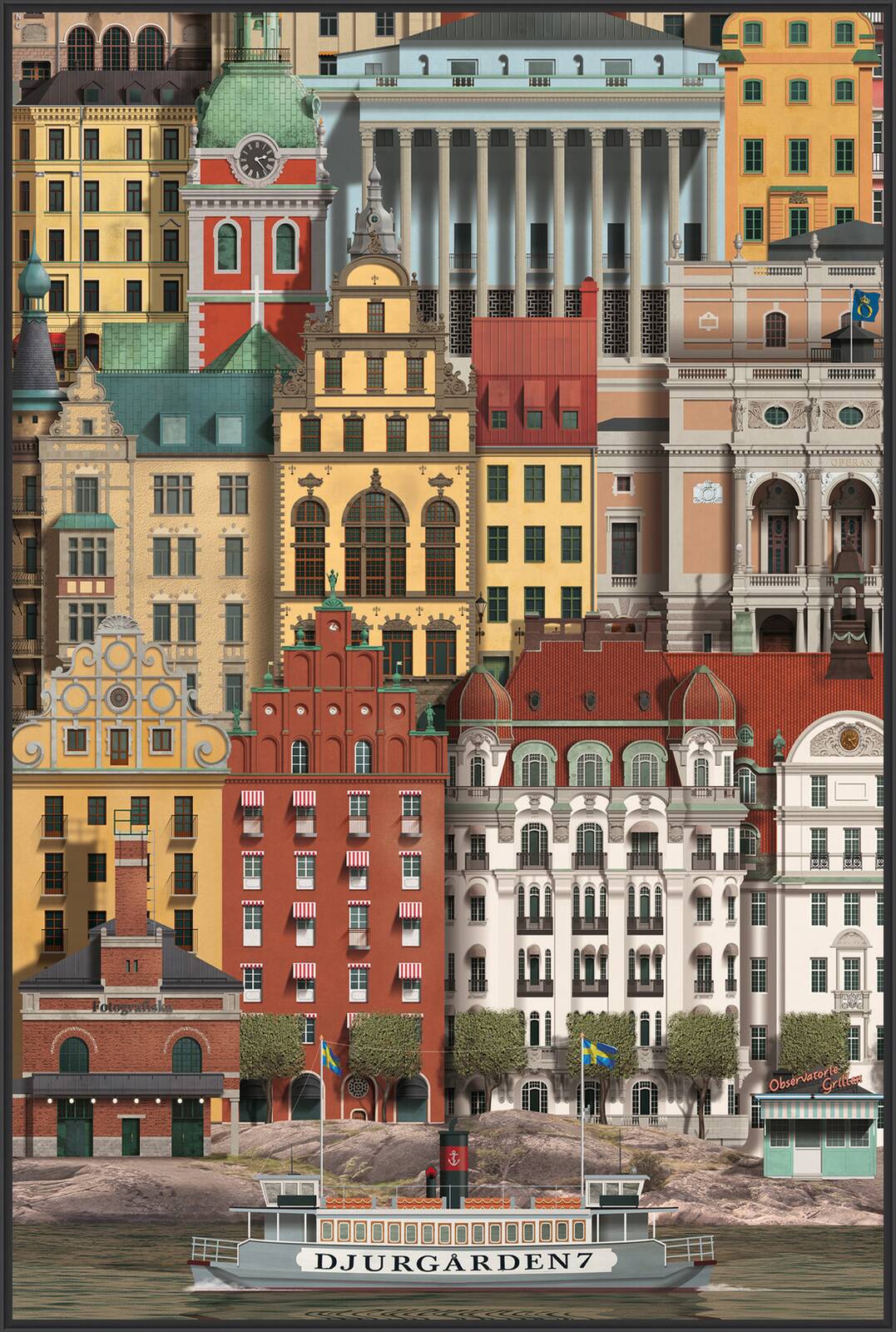 Stockholm III by Martin Schwartz - Open Edition.
