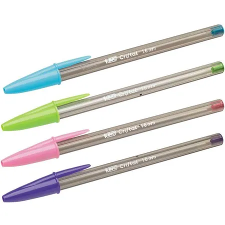 BIC Kugelschreiber Cristal Fun, 4er Beutel