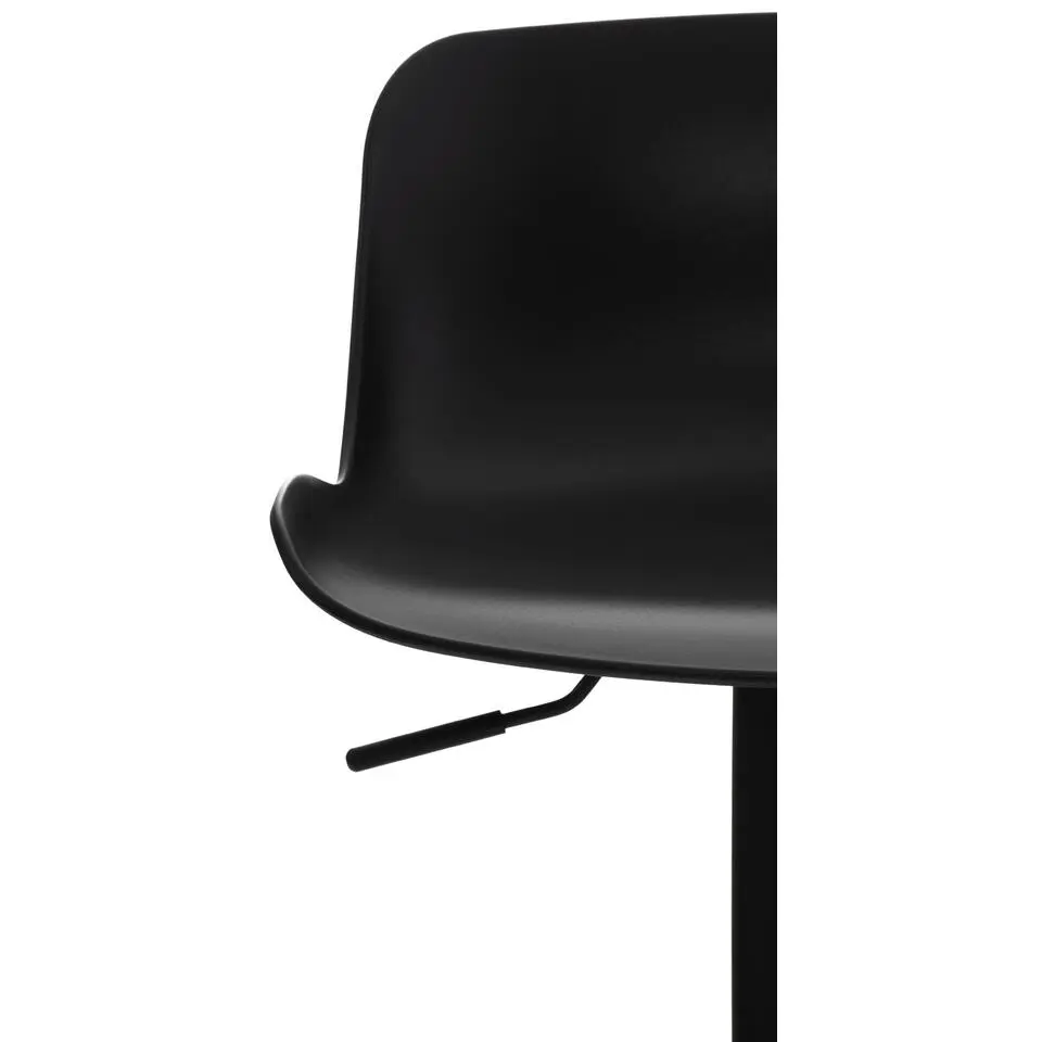 CLP Barkruk Almada zwart Frame - Kunststof - zwart