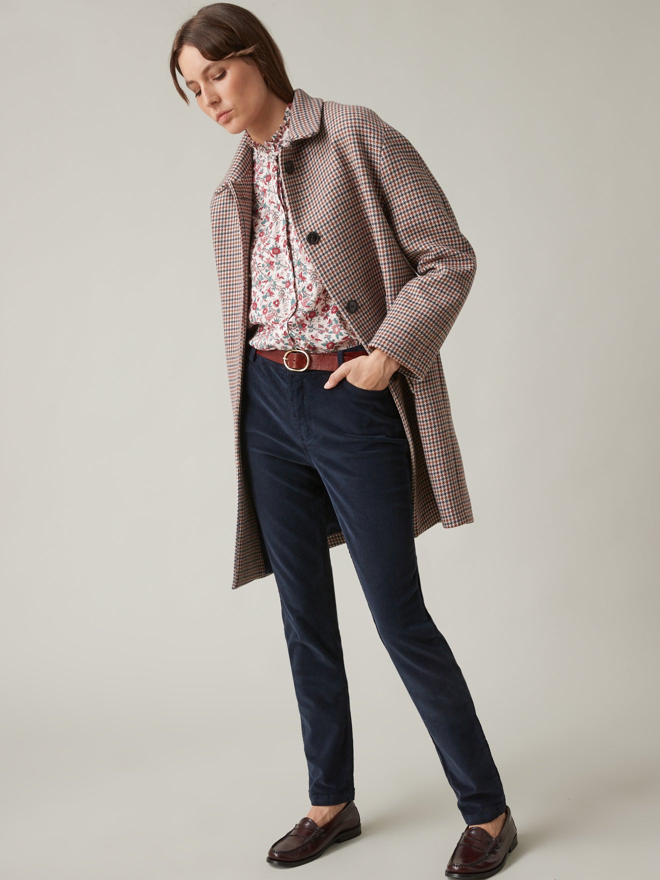 Jean slim velours côtelé femme Mathilde