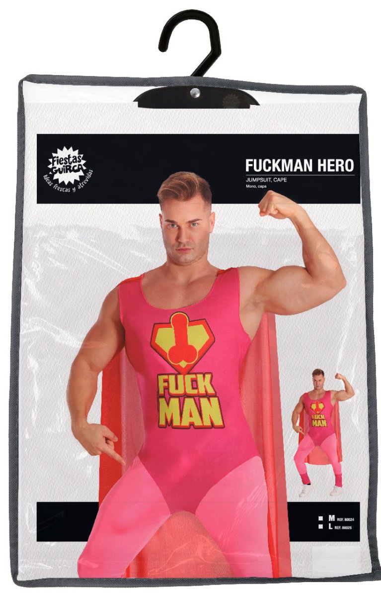 Superheld Kostuum Heren Fuckman