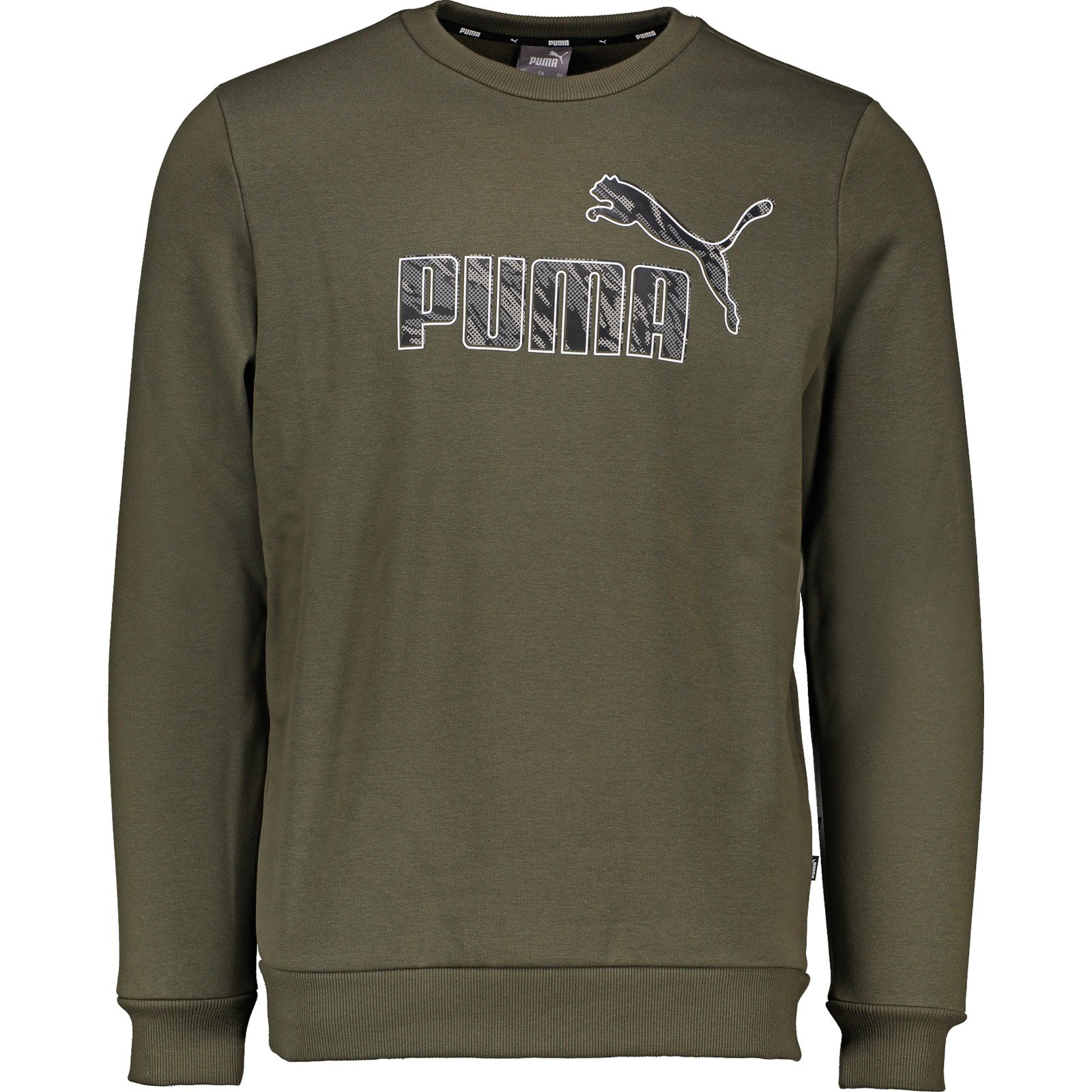 Puma Herren-Sweatshirt Graphic Crew XL, olive