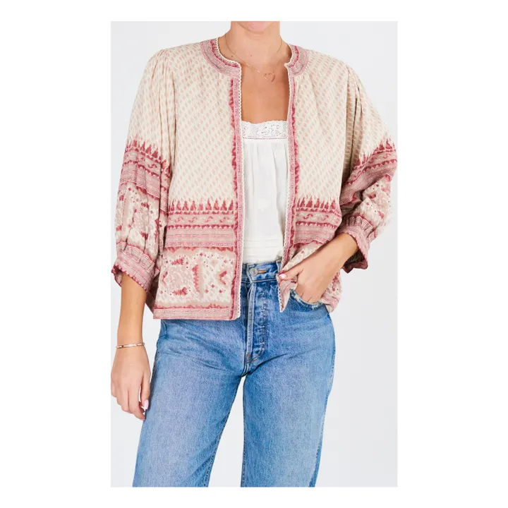M.A.B.E. Veste Imprimée Ode | Rose poudré