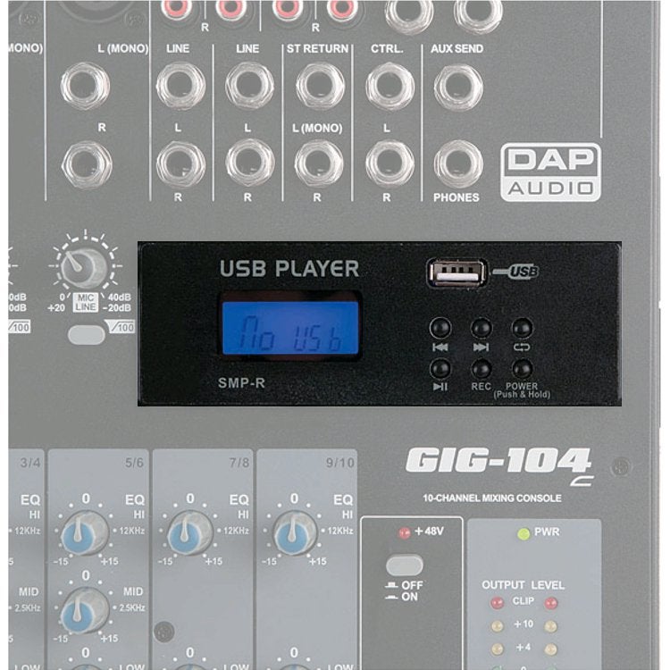 DAP MP3 USB record module voor GIG mixers