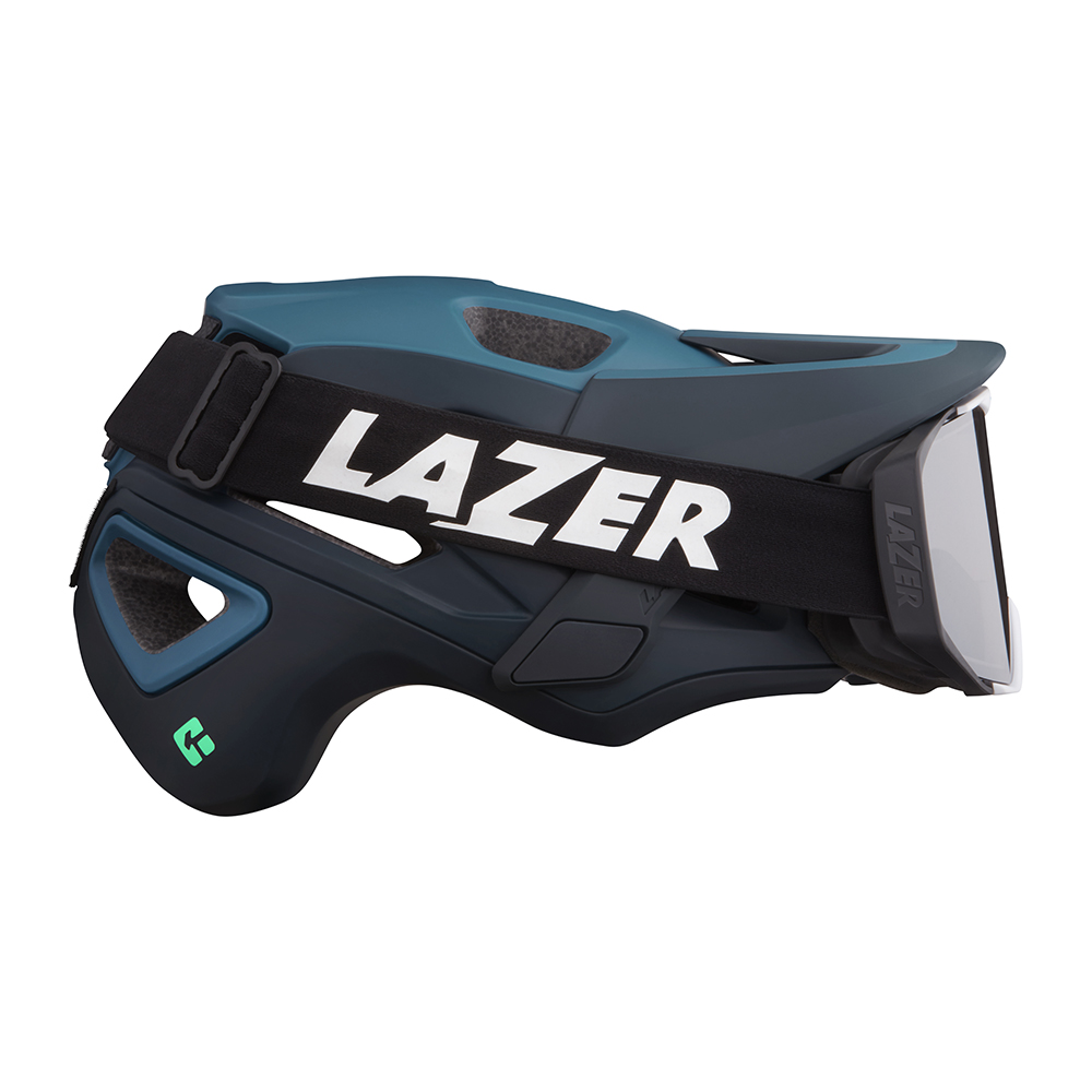 Lazer Jackal Kineticore MTB Hjelm Mat Blå