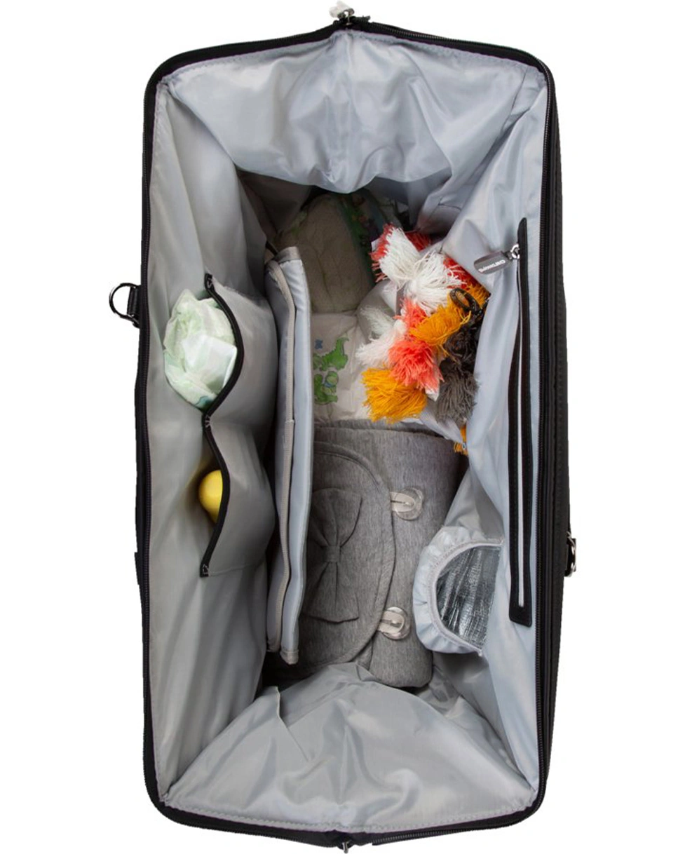 Wickeltasche DADDY BAG (55x30x40) in schwarz