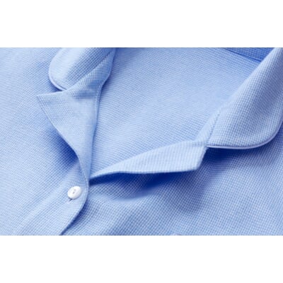 Damen-Flanellpyjama, Hellblau