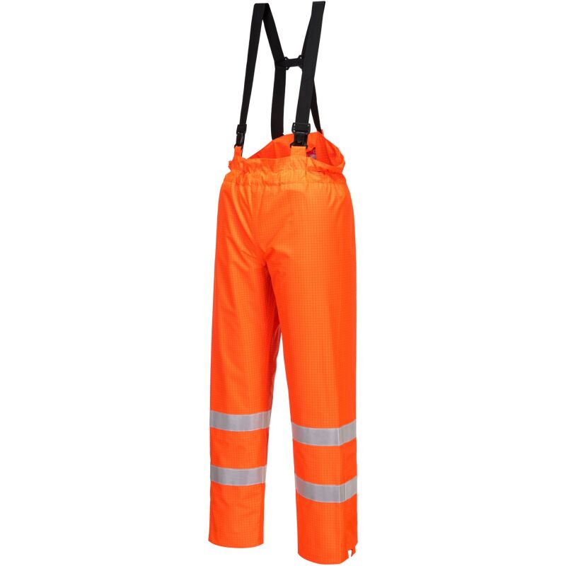 Portwest S780 Pantalon Bizflame Rain non doublé Hi-Vis Antistatique FR