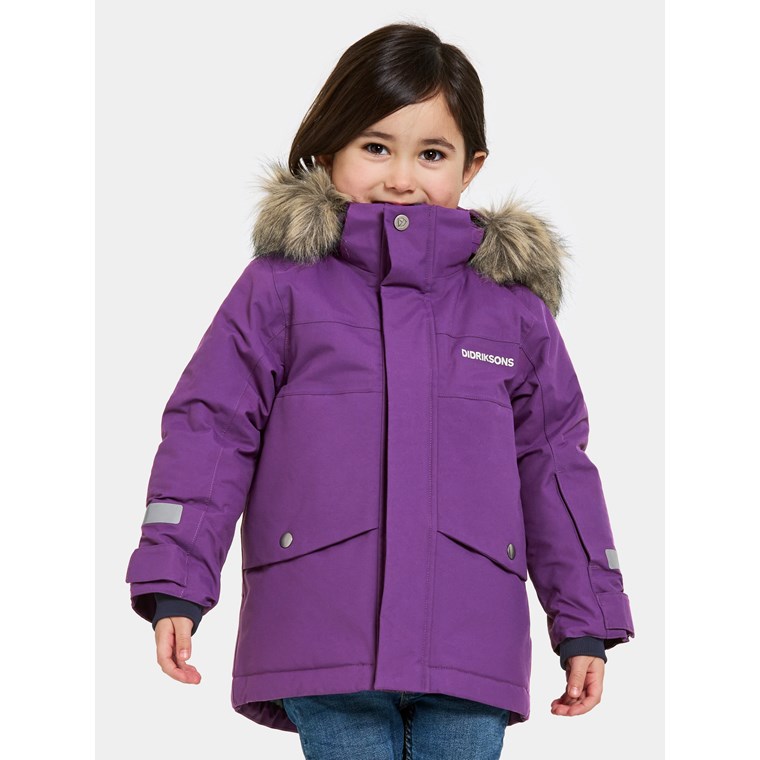 Didriksons Bjärven Kids Parka 3 Royal Purple