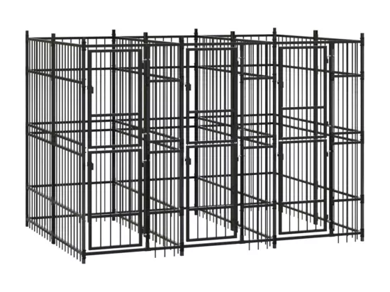 Chenil cage enclos pac noire 288 x 192 x 200 cm 02_0041857
