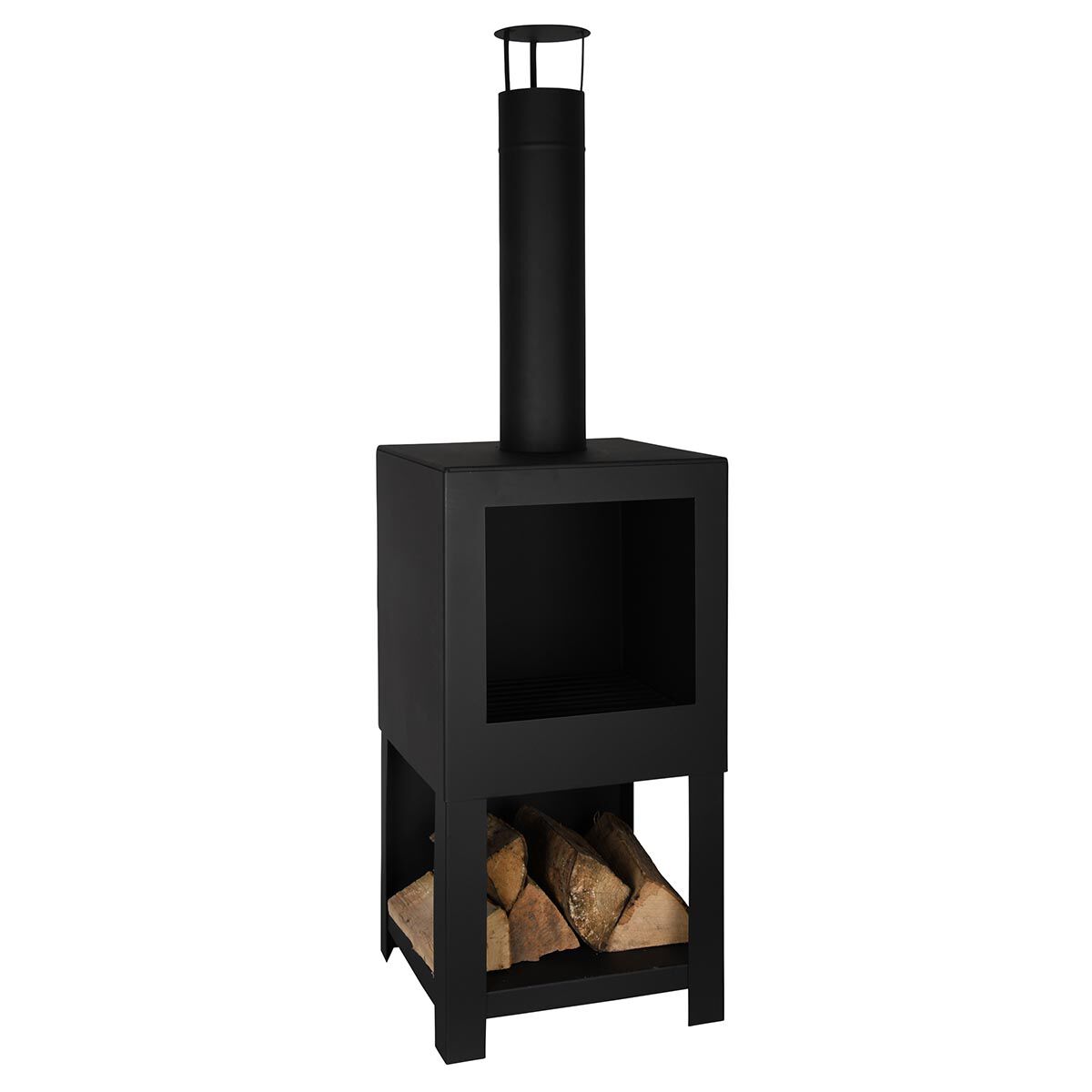 Fancy Flames - Tuinhaard - Zwart - Staal