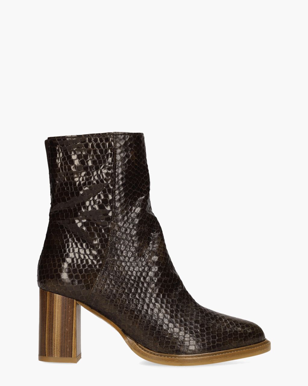 Zinda 3321 Donkerbruin Dames Enkelboots