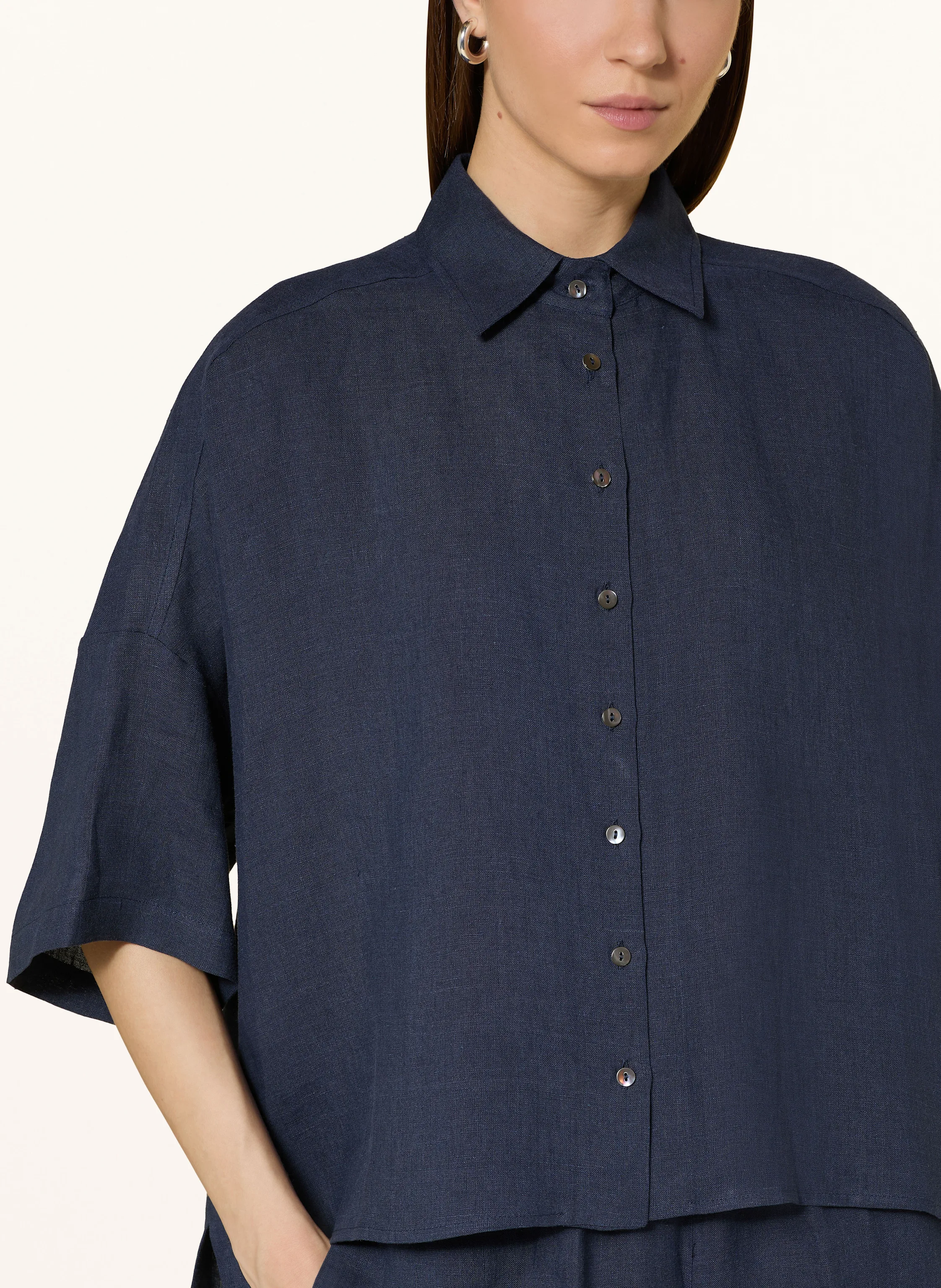 ANTONELLI firenze Leinenbluse BIELLA mit 3/4-Arm