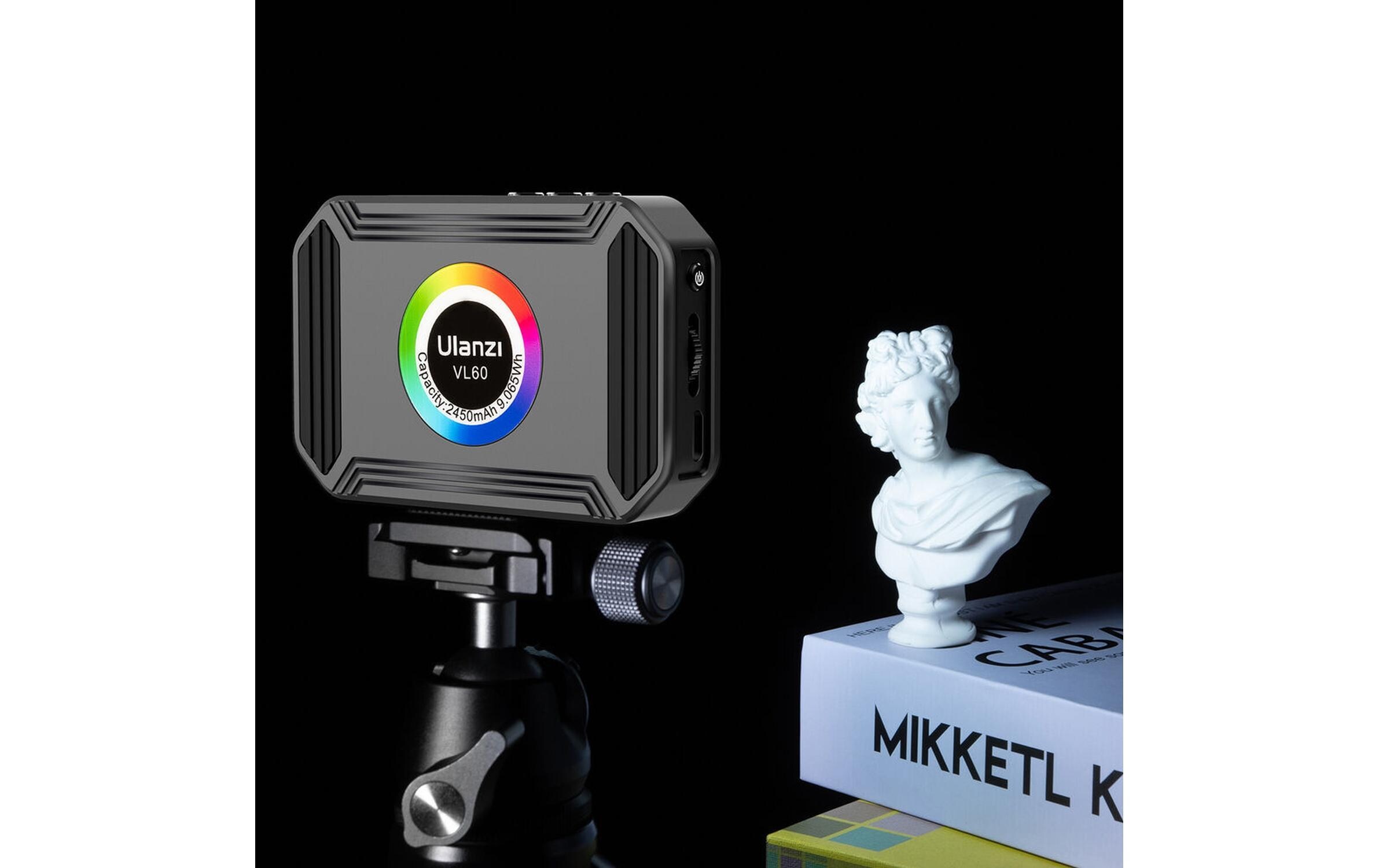 Videoleuchte VL60Tragbare quadratische Mini-Leuchte