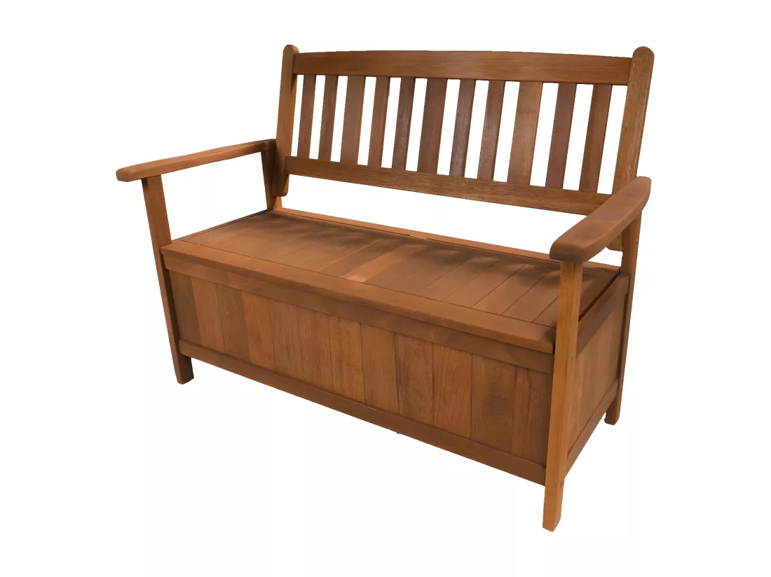 Banc de jardin 2 places avec coffre 