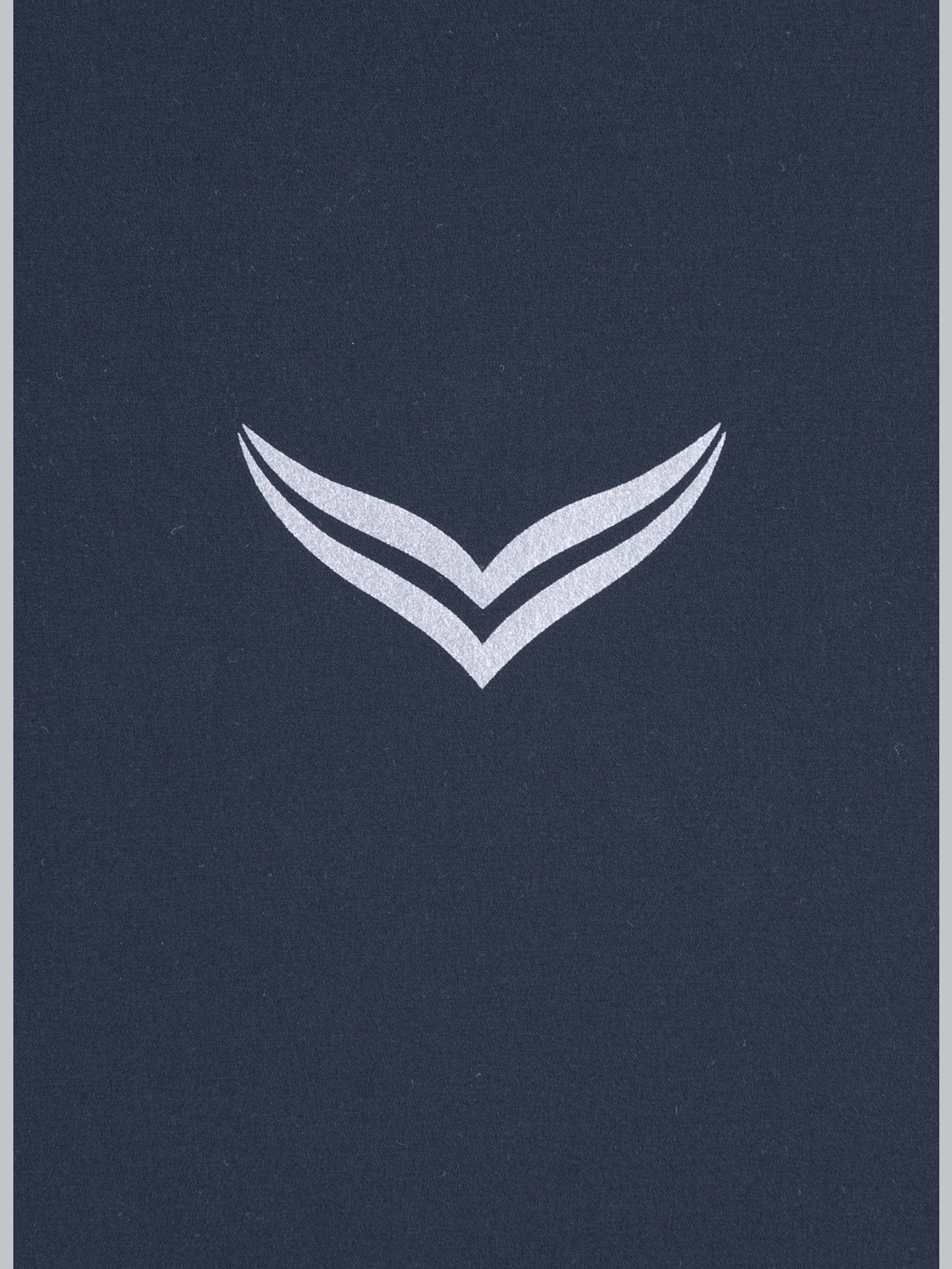 Freizeithose mit Bein-Reißverschluss Navy