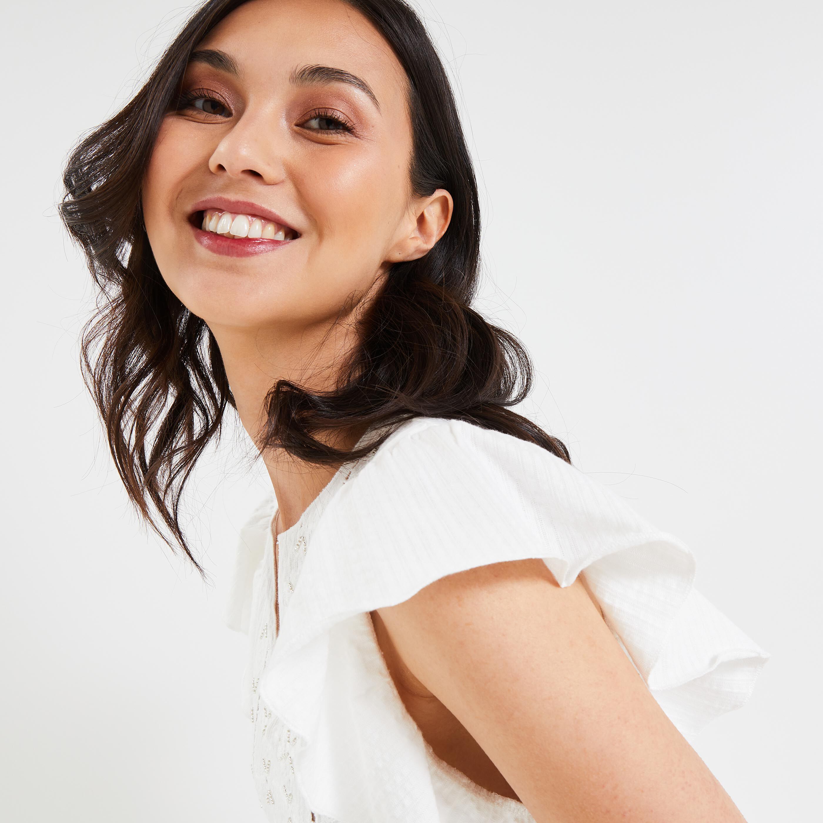 Robe blanche femme - BLANC