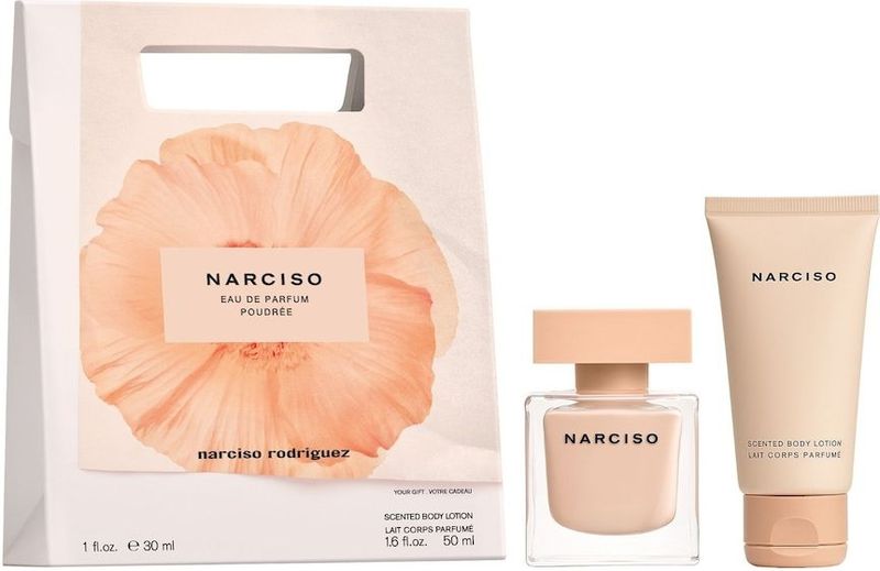 Narciso Rodriguez - Narciso Poudree Geurset - 30ml Eau de Parfum + 50ml Body Lotion