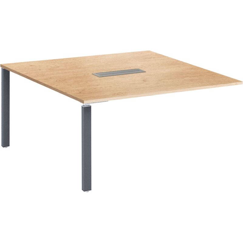 Module d'extension Eden L 140 x P 140 cm pour table de réunion modulable Eden