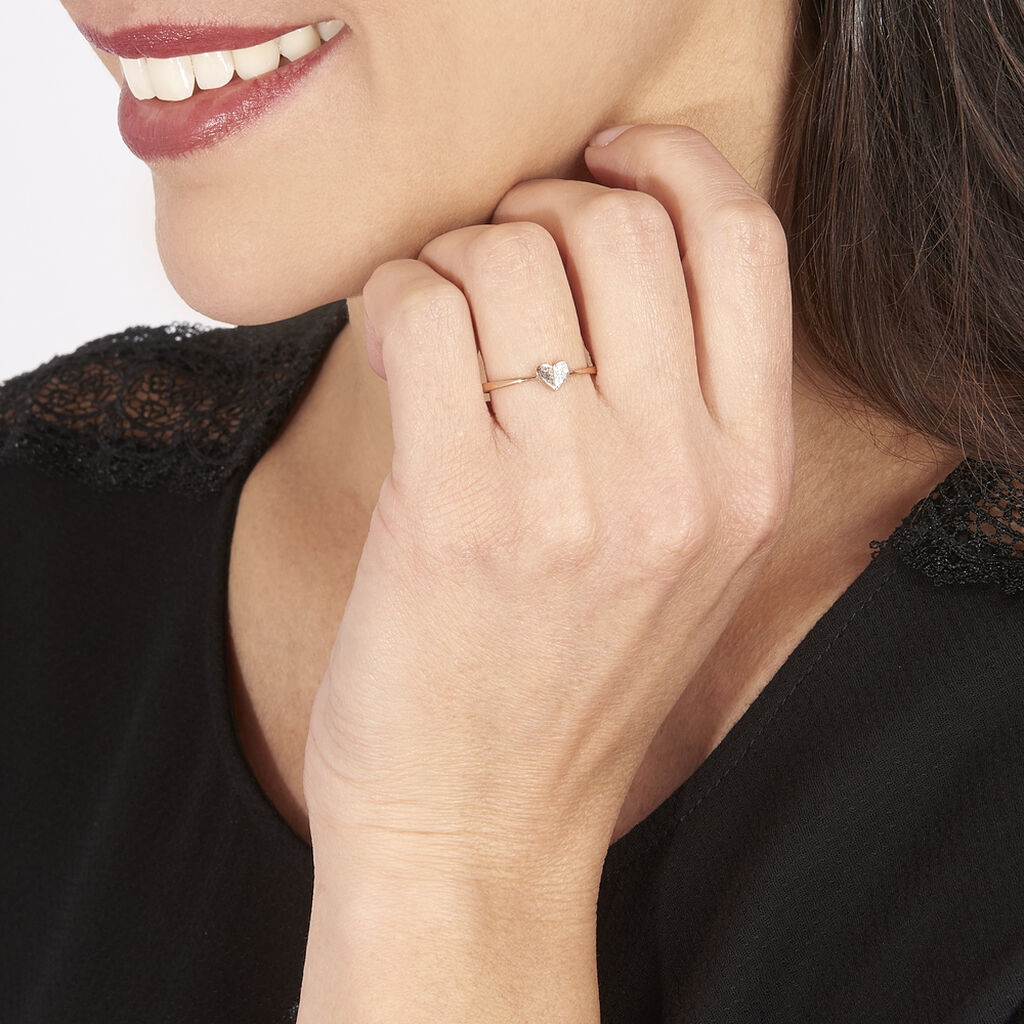 Bague Emilia Or Rose Diamant
