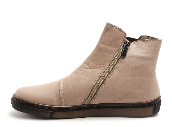 Kokoon boots bottine plates femme alix beige