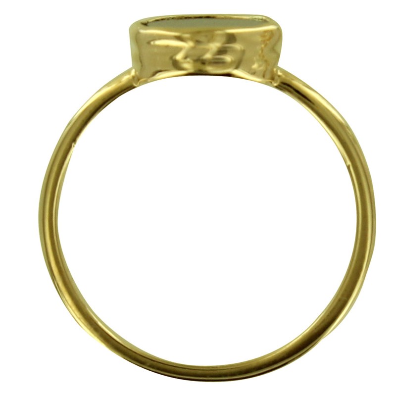 Bague Plaqué Or et Sodalite Ronde