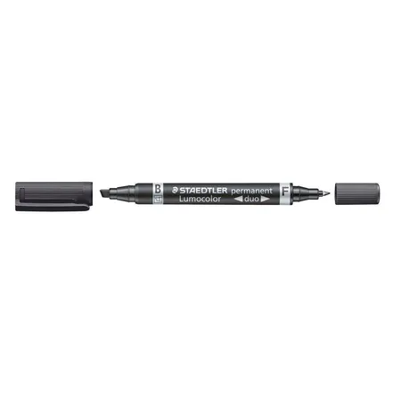 STAEDTLER® Zweispitzmarker Lumocolor permanent schwarz