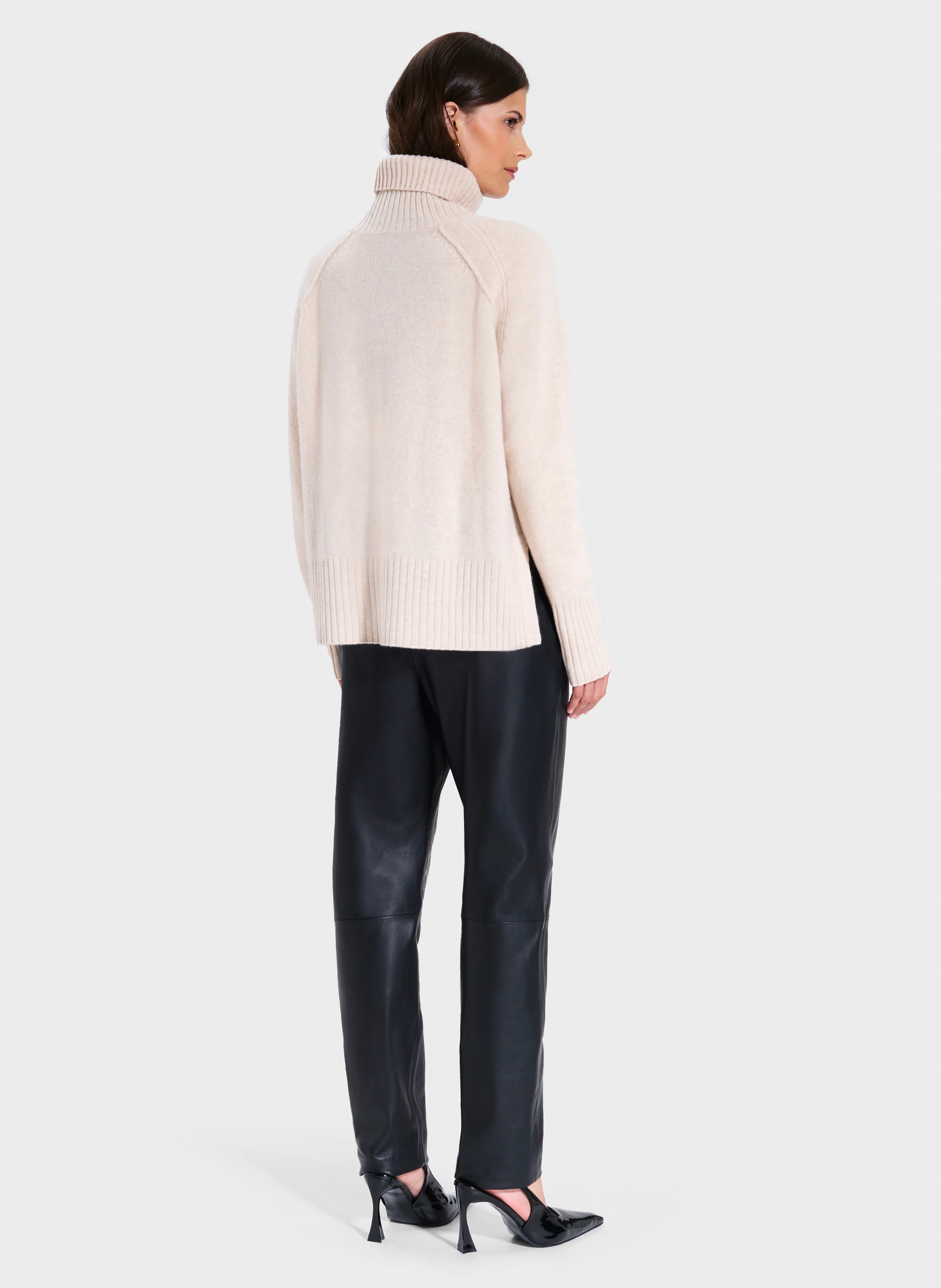 NEFELI - Pull ample en cachemire | Beige