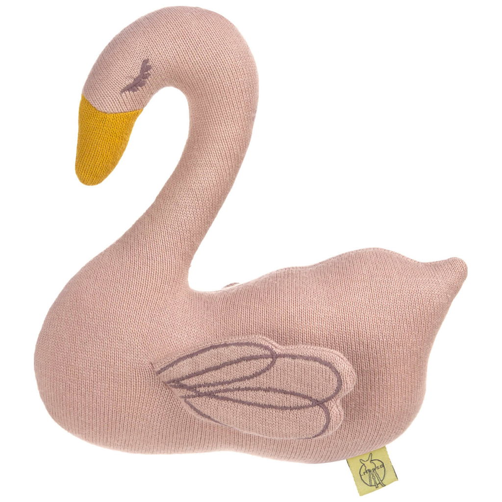 LässigLässig   Knitted Spielzeug mit Rassel Little Water Swan