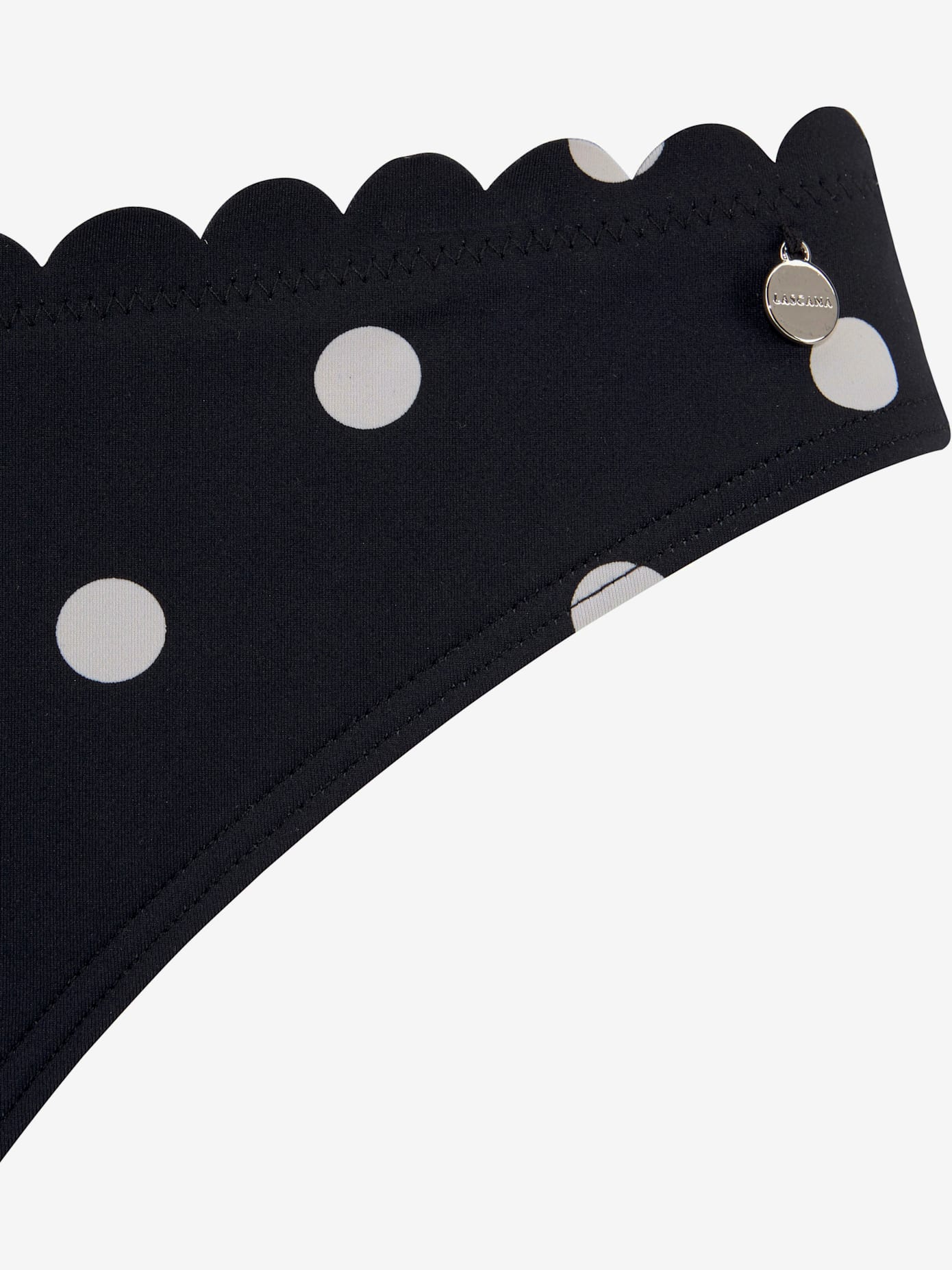 Bas de maillot de bain design tendance avec bordure cocotte