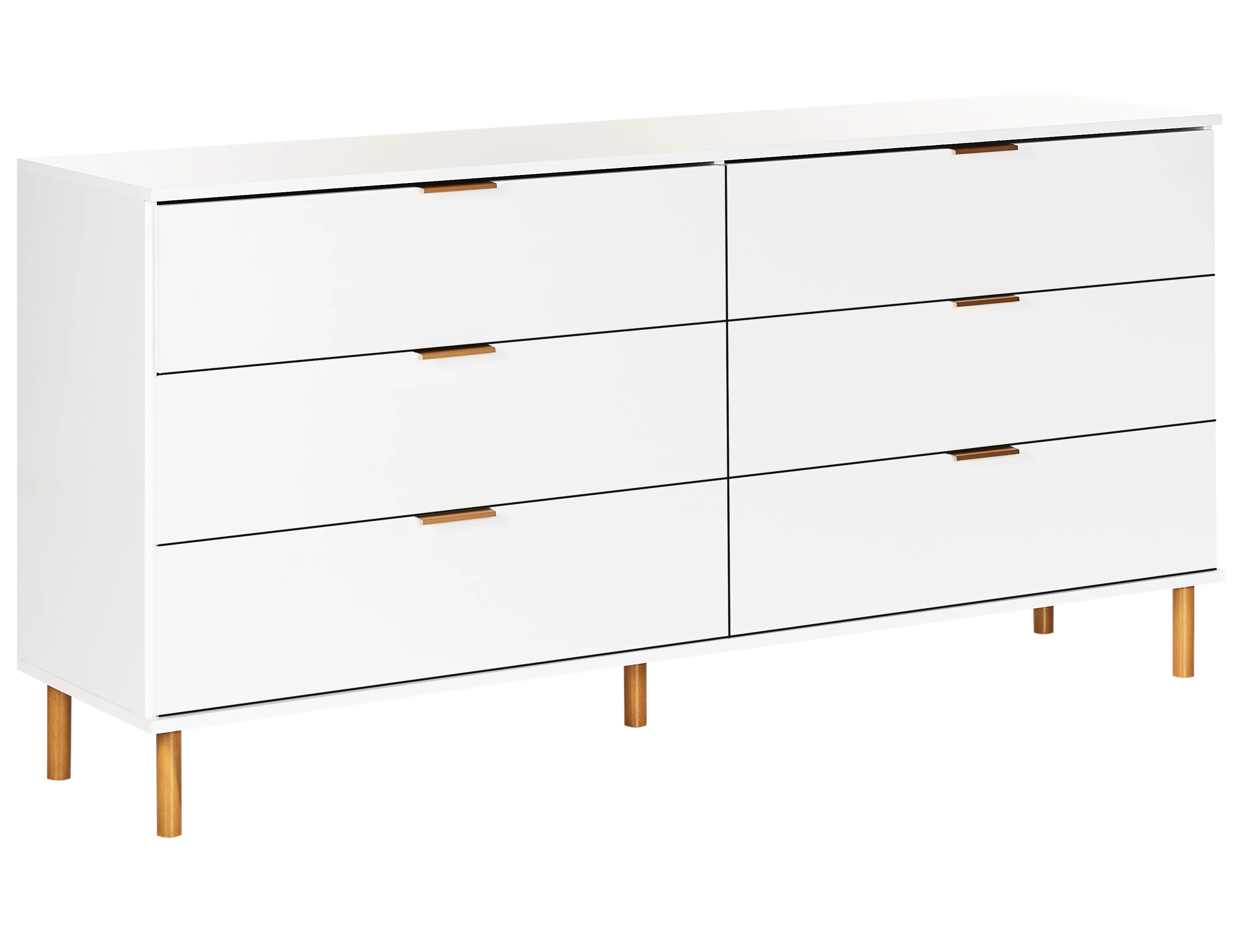 Ladekast 6 lades WALPOLE Wit