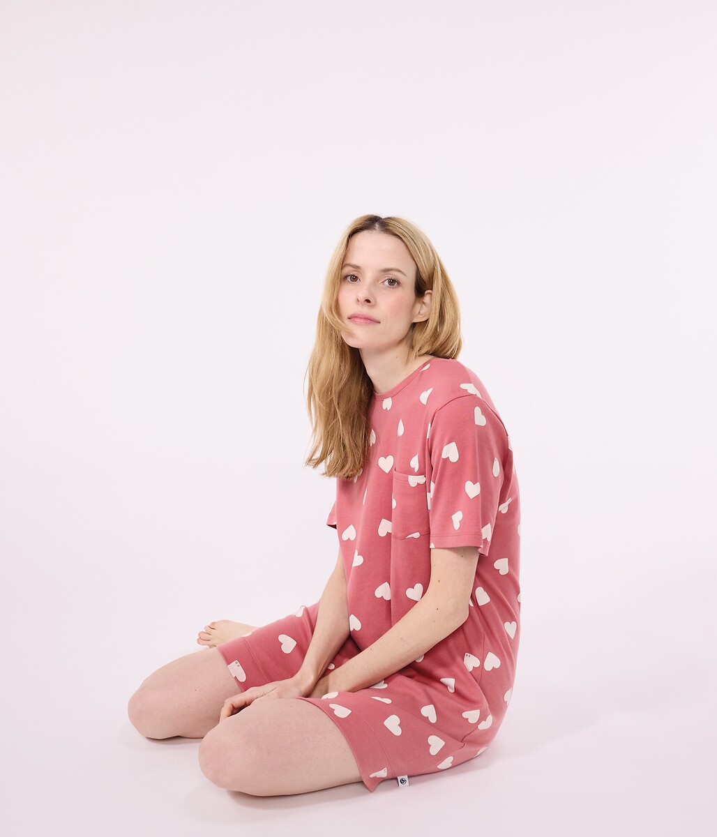 PETIT BATEAU<br>Camisola de manga curta, em algodão